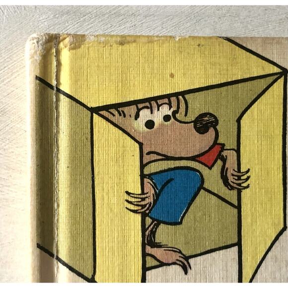 Vintage 1968 The Berenstain Bear HC Beginner Book Inside Outside Upside Down Box - Picture 2 of 15
